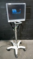 OLYMPUS OEV191H ENDOSCOPY MONITOR ON ROLLING STAND