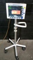 MDE ESCORT PRISM PATIENT MONITOR ON ROLLING STAND