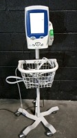 WELCH ALLYN SPOT LXI PATIENT MONITOR ON ROLLING STAND