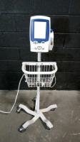 WELCH ALLYN SPOT LXI PATIENT MONITOR ON ROLLING STAND