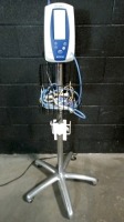 WELCH ALLYN PATIENT MONITOR ON ROLLING STAND