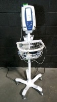 WELCH ALLYN PATIENT MONITOR ON ROLLING STAND