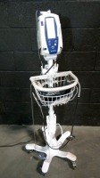 WELCH ALLYN PATIENT MONITOR ON ROLLING STAND