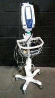 WELCH ALLYN PATIENT MONITOR ON ROLLING STAND