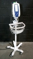 WELCH ALLYN PATIENT MONITOR ON ROLLING STAND