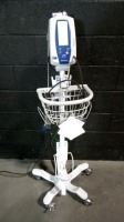 WELCH ALLYN SPOT VITAL SIGNS MONITOR ON ROLLING STAND