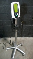 WELCH ALLYN SPOT VITAL SIGNS MONITOR ON ROLLING STAND