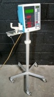 COLIN PRESS-MATE PATIENT MONITOR ON ROLLING STAND