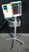 COLIN PRESS-MATE PATIENT MONITOR ON ROLLING STAND