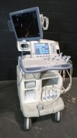 GE LOGIQ 9 ULTRASOUND MACHINE WITH PROBES (9L,4C,S1-5,E8C) (DOM:N/A)