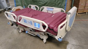STRYKER TOTALCARE P1900 HOSPITAL BED WITH HEAD & FOOTBOARD