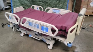 HILL-ROM TOTALCARE P1900 HOSPITAL BED WITH SCALE HEAD & FOOTBOARDS