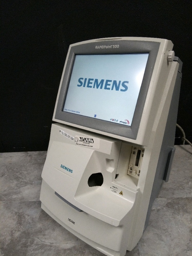 SIEMENS RAPIDPOINT 500 BLOOD GAS ANALYZER