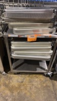 LOT OF EMPTY INSTRUMENT CASES & TRAYS (NO CART)