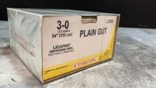 ETHICON, LLC ABSORBABLE SURGICAL SUTURE EXP DATE: 01/00/1900 LOT #: REF #: L102G QUANTITY: 1 PACKAGE TYPE: EACH QTY IN PACKAGE: 1