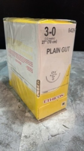 ETHICON, LLC ABSORBABLE SURGICAL SUTURE EXP DATE: 09/30/2021 LOT #: KLZ193 REF #: 842H QUANTITY: 1 PACKAGE TYPE: EACH QTY IN PACKAGE: 1