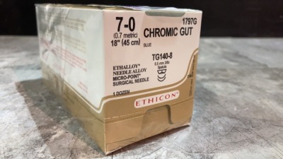 ETHICON CHROMIC GUT 7-0 (REF 1797G) 09-30-2023