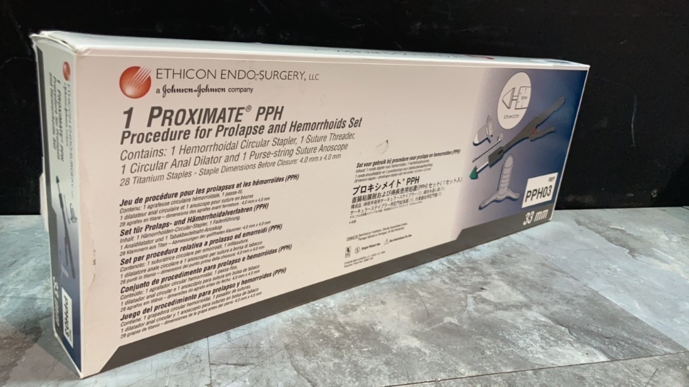 ETHICON ENDO-SURGERY 1 PROXIMATE PPH PROCEDURE FOR PROLAPSE AND ...