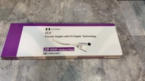 COVIDIEN CIRCULAR STAPLER WITH TRI-STAPLE TECHNOLOGY (REF TRIEEA28MT) EXP 07-31-2024