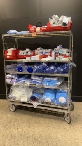 LOT OF VARIOUS DISPOSABLE (CART NOT INCLUDED)