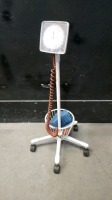 W.A. BAUM CO. SPHYGMOMANOMETER ON ROLLING STAND