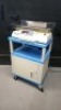 OLYMPIC MEDICAL 56320 INFANT SCALE ON ROLLING CART