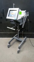 RESPIRONICS V1000 ESPRIT VENTILATOR ON ROLLING STAND (SN VS3010428)