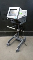 RESPIRONICS V1000 ESPRIT VENTILATOR ON ROLLING STAND (SN VS3010573)