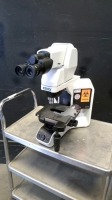 OLYMPUS BX43F LAB MICROSCOPE WITH 2 EYEPIECES (WHN10X/22 UIS2), AND 3 OBJECTIVES (10, 40, 100)