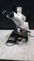 ZEISS AXIOSTAR PLUS LAB MICROSCOPE WITH 2 EYEPIECES (E-PI 10X/20, PL 10X/10) AND 1 OBJECTIVE (A-PLAN 100)