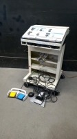 CONMED CORP. SYSTEM 7550 ESU WITH 3 FOOTSWITCHES (MONO, BIPOLAR, AR)