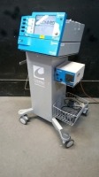 CONMED BEAMER MATE ESU WITH FOOTSWITCH, BEAMER PLUS ARGON MODULE, BEAMER PUMP, ON ROLLING STAND