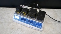 STRYKER SYSTEM 6 BATTERY CHARGER WITH 4 BATTERIES