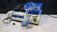 DYONICS/SMITH AND NEPHEW POWER CONTROL UNIT WITH 2 HANDPIECES (POWER, POWERMAX ELITE) AND FOOTSWITCH