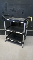 RUBBERMAID ROLLING CART