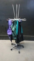 BAR-RAY X-RAY APRON RACK WITH APRONS