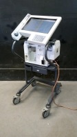 NELLCOR PURITAN BENNETT 840 VENTILATOR ON ROLLING STAND (BILEVEL, TC, NEOMODE, VV+)(SN 3510021919)