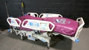 HILL-ROM TOTALCARE P1900 HOSPITAL BED W/SCALE & FOOTBOARD