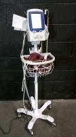 WELCH ALLYN LXI PATIENT MONITOR ON ROLLING STAND