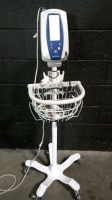 WELCH ALLYN SPOT VITAL SIGNS MONITOR ON ROLLING STAND