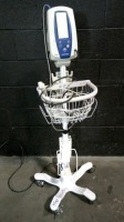 WELCH ALLYN SPOT VITAL SIGNS MONITOR ON ROLLING STAND