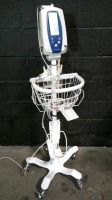 WELCH ALLYN SPOT VITAL SIGNS MONITOR ON ROLLING STAND