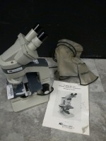 AO SCIENTIFIC ONE FIFTY MICROSCOPE WITH EYEPIECES AND 4 OBJECTIVES: 10, 4, 45, 100