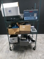 LOT MISC. LAB ITEMS, POWER SUPPLIES, GLIDESCOPE PARTS, ETC.