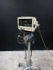 WELCH ALLYN 6200 SERIES PATIENT MONITOR ON ROLLING STAND