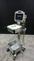 BARD SITE RITE 6 ULTRASOUND WITH 9770001 PROBE ON ROLLING STAND