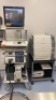 OLYMPUS 190 SYSTEM TO INCLUDE: EVIS EXERA III CV-190 CAMERA, CLV-190 LIGHT SOURCE, UCR INSUFFLATOR REGULATOR, OFP FLUSHING PUMP ON WM-N60 MOBILE WORKSTATION WITH MONITOR