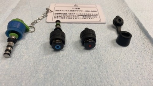 OLYMPUS MH-438 AND MH-443 VALVE SET WITH MH-948 CHANNEL CLEANING ADAPTER