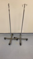 LOT OF 2 IV POLES