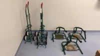 LOT OF 8 OXYGEN CANNISTER CARTS